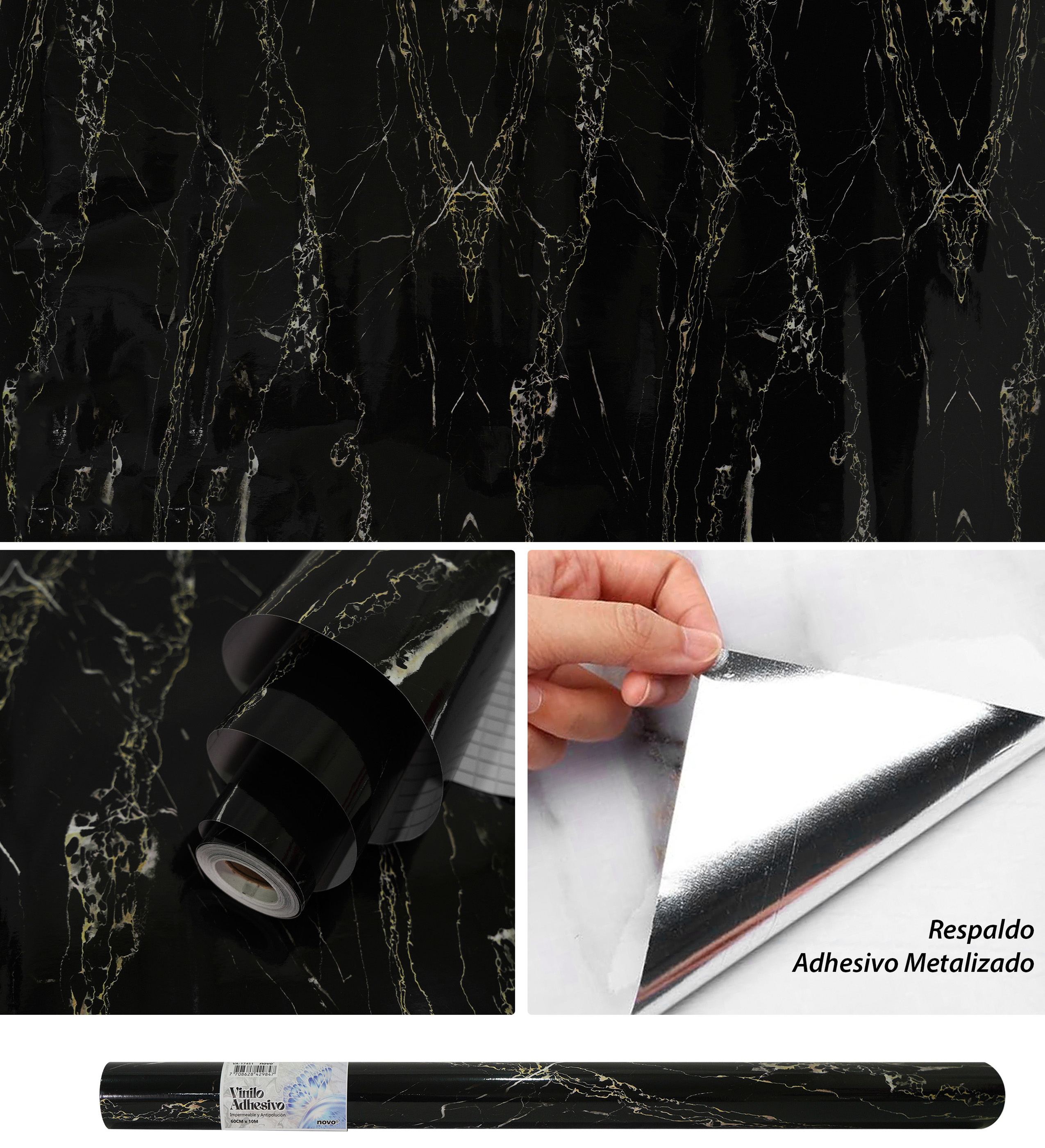 Papel Vinilo Adhesivo Brillante VA-17451
